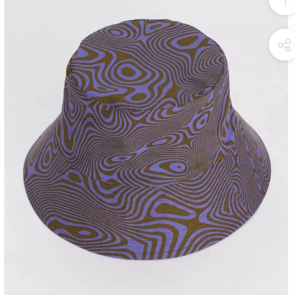 BAGGU Accessories - BAGGU Bucket Hat- Trippy Swirl Seaweed